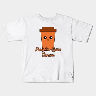 Pumpkin Spice Season Kids T-Shirt